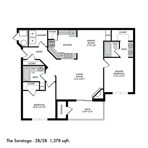 The Crossings at Chapel Hill Saratoga Floor Plan